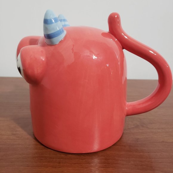 Monster Mug Abbott Collection Whimsical Upside Down 20oz Plant Pot Art Deco NWOT - Picture 2 of 7